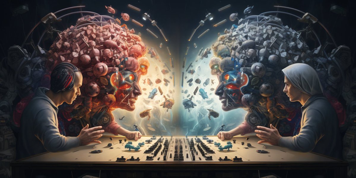 Runjeev's tweet photo. New series entitled Left-brain/Right brain struggle https://t.co/khiKx6JP6h