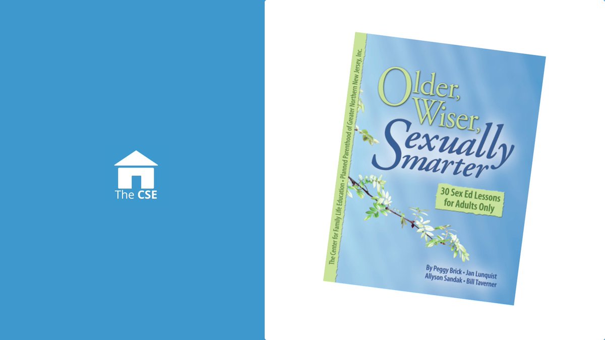 SexEdCenter's tweet image. Are you working with older adults? Here&apos;s a manual for you! The lessons in this manual encourage participants to identify issues that confront them, re-think old scripts, and consider how to create new positive ways of being sexual as they age.

Order at SexEdStore.com