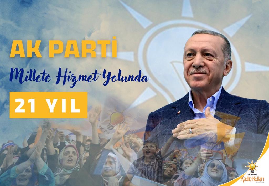 3 Kasım 2002 bir seçim değil, bir dönüm noktası…

Genel Başkanımız, Cumhurbaşkanımız Recep Tayyip Erdoğan liderliğinde millete hizmet yolunda geçen 21 yıl, hedef Türkiye Yüzyılı.

Millete hizmet yolunda durmak yok!

#3Kasım2002
#MilleteHizmetYolunda
#TürkiyeYüzyılı
