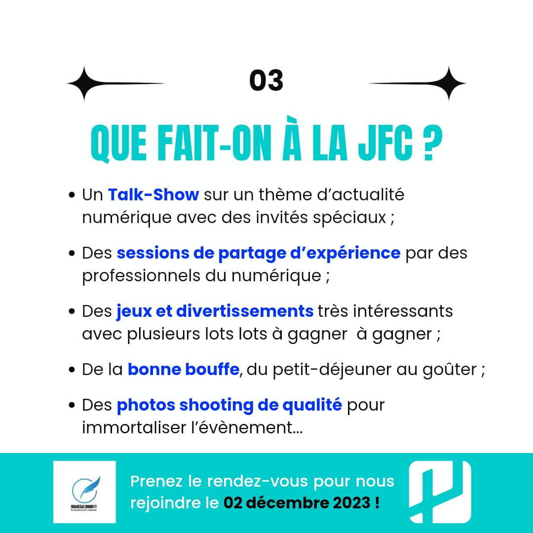 formaredac's tweet photo. C'est encore quoi la JFC ?

Découvrez ce qui vous attend lors du prochain rendez-vous annuel des rédacteurs web. 💙🤍

Rendez-vous maintenant sur : https://t.co/NIVl94Dhm6 et réservez votre place pour la #BlueVibe dès maintenant !

#redacteursweb #jfc4 #formaredaccommunity https://t.co/NUykZfzJhx