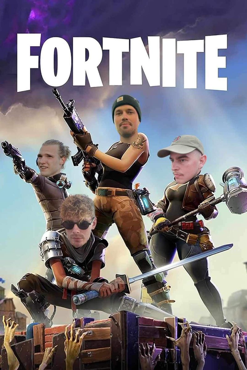 El, Grjötse, Aukaspyrnu-Ívar and myself live frá Tilted Towers í kvöld kl 21:00 - twitch.tv/eljs4