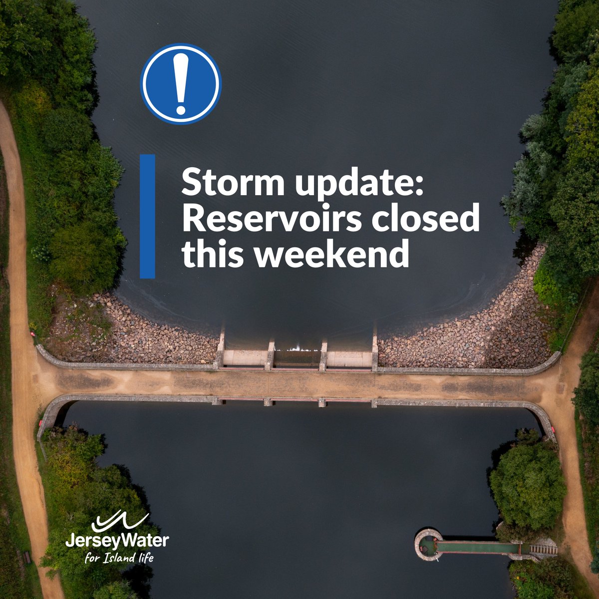 Tree devastation will keep the reservoirs closed until further notice. Footpaths are impassable and hazardous. 

We're asking Islanders to respect the closures and stay away from the sites for now. Spread the word as people are still visiting. 🙏

#JerseyCI #StormCiaran