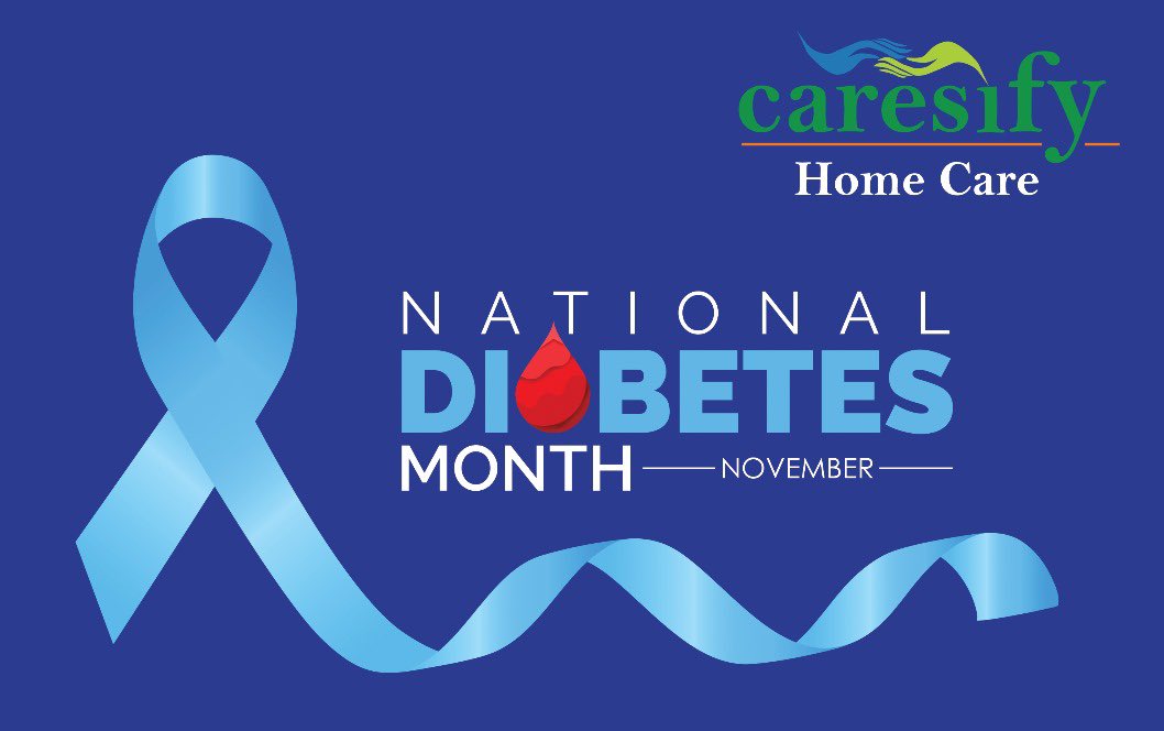 Caresify's tweet photo. 🌟 Join us in supporting National Diabetes Awareness Month! 🌟 

At Caresify, we're committed to raising awareness about diabetes and helping those affected by it. This November let's come together as a community to make a difference. 💪

Diabetes is a serious health issue affecting millions of people, and this month serves as a reminder to educate ourselves, find resources, and support one another. It's a time to share our stories, shed light on the realities of living with diabetes, and work towards a brighter future.

Together, we can make a significant impact. Join us in spreading awareness, offering support, and advocating for those with diabetes. Let's come together and make a positive change. 💙💉

#NationalDiabetesAwarenessMonth #CaresifySupports #DiabetesAwareness #TogetherWeCan
