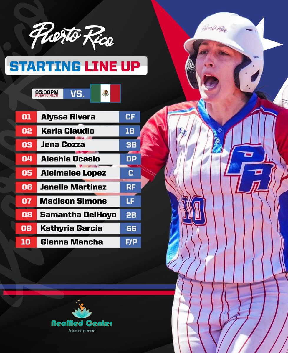 pursoftball's tweet photo. #COPUR
#Santiago2023
#softballpanam
#WBSCAmericas https://t.co/iYKgbfA0g1