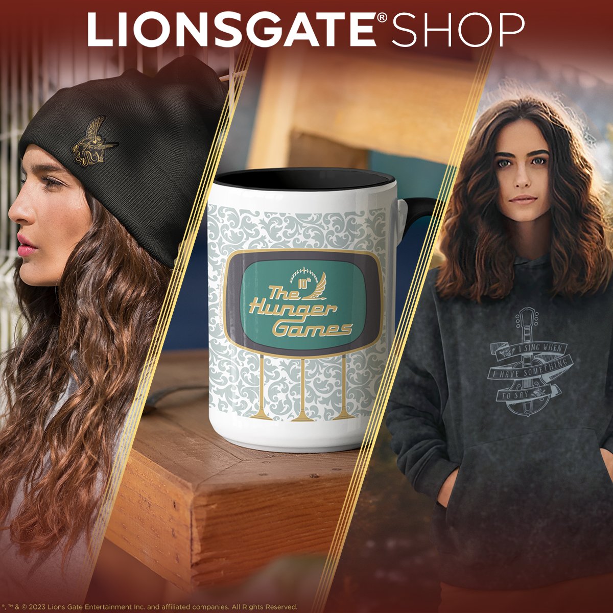 Citizens of Panem: All-new merch is now available on Lionsgate Shop for #TheHungerGames – in theaters &amp; IMAX on November 17: shop.lionsgate.com/collections/hu…