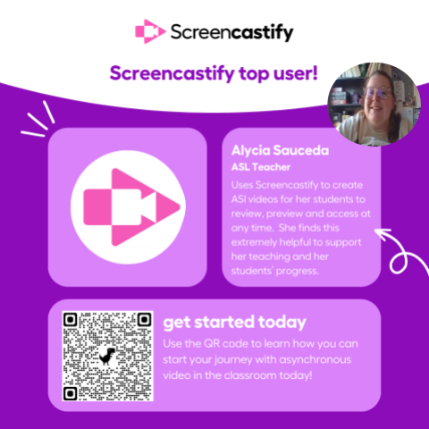 .<a href="/Screencastify/">Screencastify 🎬</a> is a great tool to reach students. Watch the video on how <a href="/LOCKHARTHS/">Lockhart High School</a> ALS teacher uses it in her classroom <a href="/ThatASLTeacher/">Aly Sauceda-Slattery</a> #ExpeditionExceLLence #LockhartLeading #edcamplock watch.screencastify.com/v/7s4LbrRGKYfu…