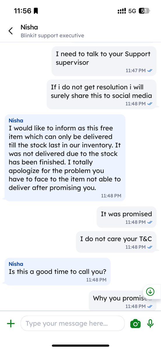 aye_prashant's tweet photo. @blinkiteng @letsblinkit @zomato @zomatocare what pathetic services and fake customer support team you have opened.
Heights of negligence at each level.
First fake promises and then denial.

Please refund the amount that you promised to give https://t.co/aEGp2Aoikn