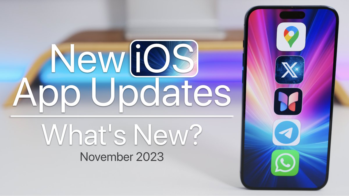 zollotech's tweet image. As requested, here is a new version of App updates for early November 2023.  Hope you enjoy and try and have a good weekend.

Full Video Here:  youtu.be/HlVg09jXoP4