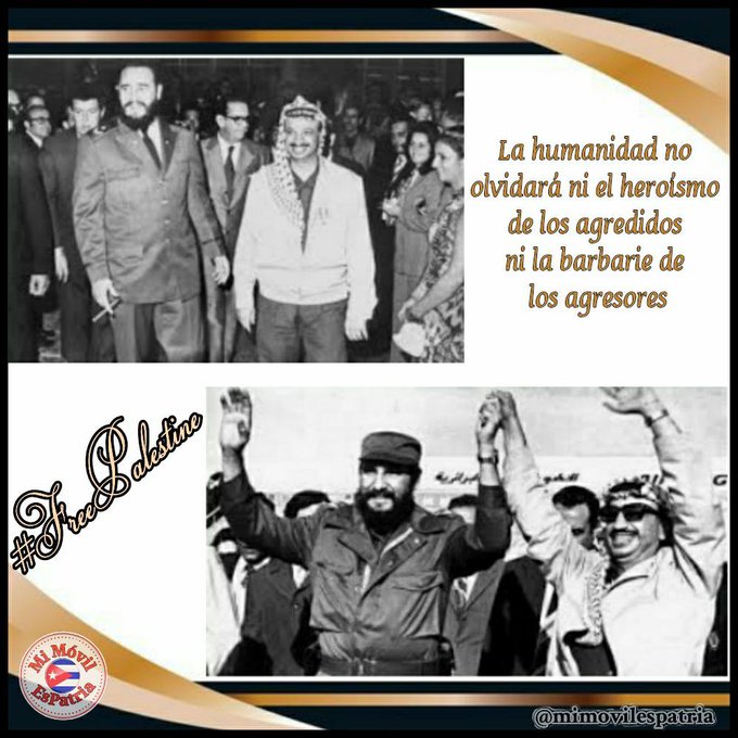 🗣️Fue noticia que Colombia rompió relaciones con Israel. Enorgullece que #Cuba lo hizo ¡hace 50 años! (1973) en solidaridad con Palestina. Los principios no se negocian: ese es el legado de #FidelPorSiempre. #FreePalestine
