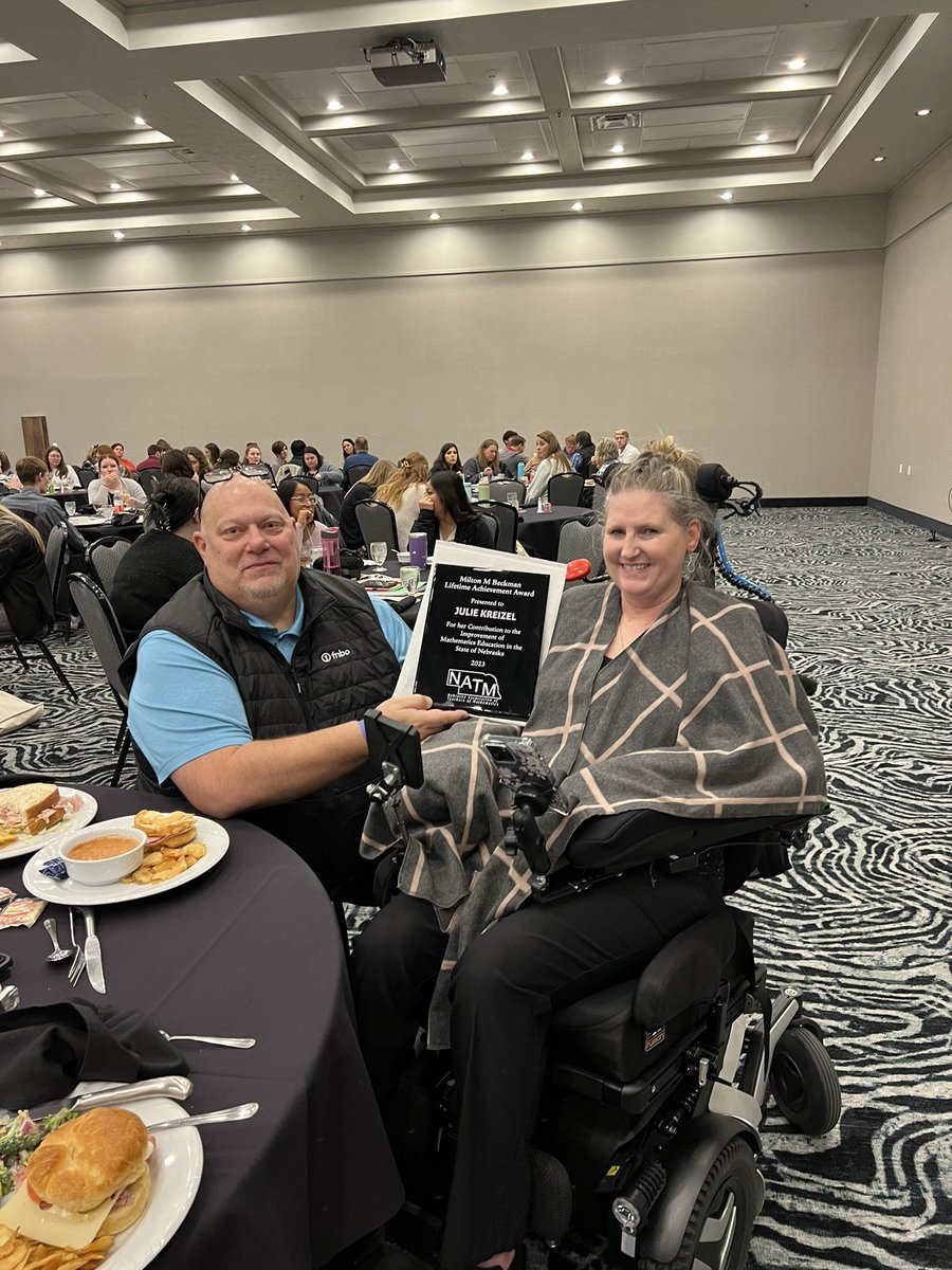 NATM (@natmathematics) on Twitter photo #NATM23 Milton Beckman Lifetime Achievement award goes to Julie Kreizel for her contributions to math and <a href="/LPSorg/">Lincoln Public Schools</a> #NATM23 Milton Beckman Lifetime Achievement award goes to Julie Kreizel for her contributions to math and <a href="/LPSorg/">Lincoln Public Schools</a>