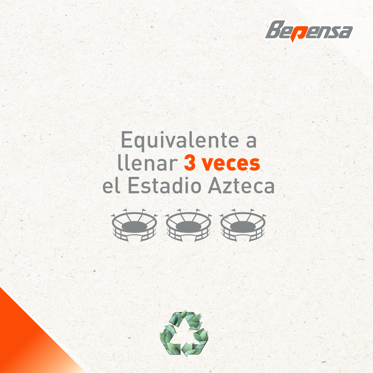 Gracias a @Petstarmx del cual Bepensa como parte de @SomosCocaCola es accionista, México es potencia mundial en reciclaje, ocupando el 4º lugar a nivel mundial en reciclaje de plásticos. ♻🌎💪 Conoce más sobre la valiosa labor de PetStar en 👉 ​​petstar.mx