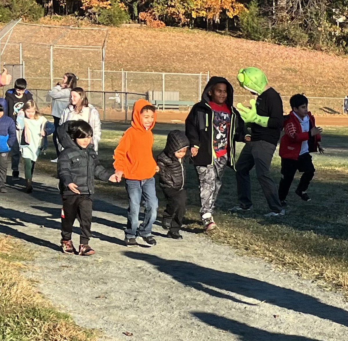 After our November SWMM, we enjoyed our 2nd Annual Turkey Trot with our Reading Star buddies! We love seeing our students making connections with one another! <a href="/CvilleSchools/">Charlottesville City Schools</a>