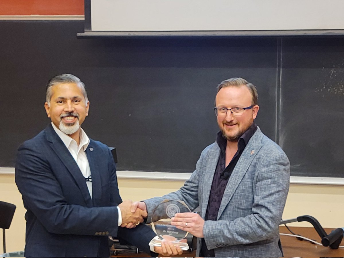 cwrice's tweet image. Dr. Mark Farrell at the Rice international Agronomy Lecture at K-State.  @KStateAgron @smicrobial_ksu