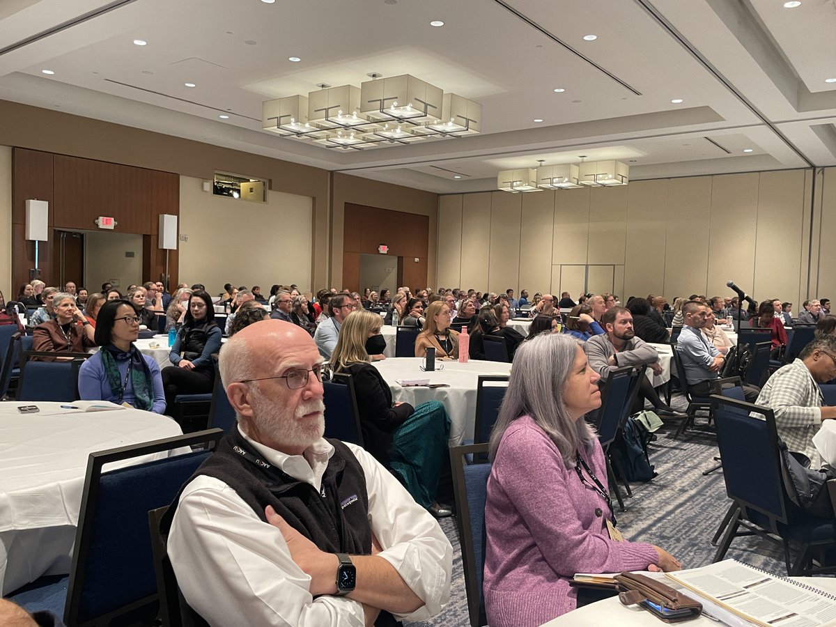 Today's plenary session is a packed house as <a href="/ruha9/">Ruha Benjamin</a> encourages us all to reimagine STEM. #AACUSTEM