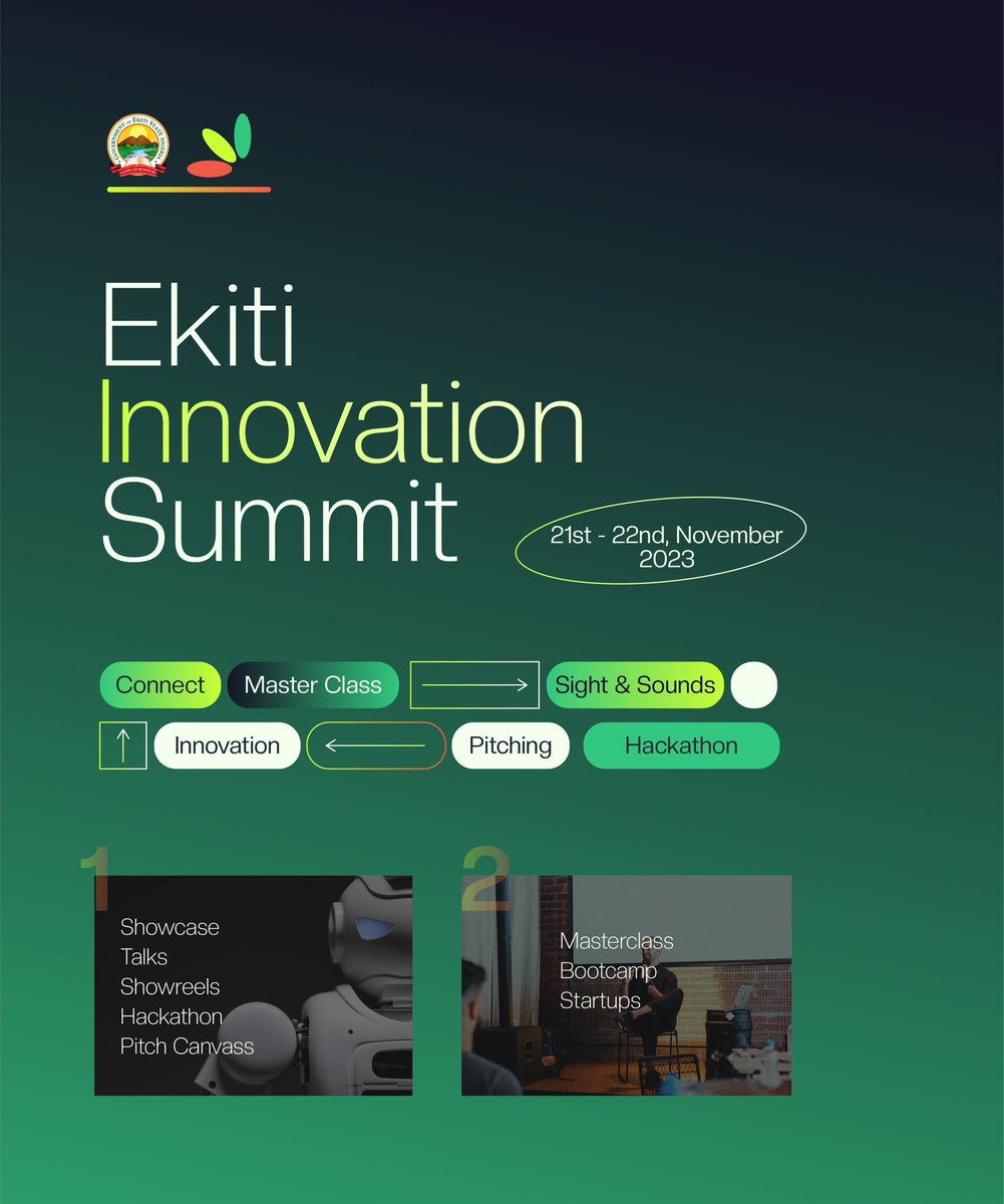 seunfakze's tweet image. With immense pleasure, I extend a warm welcome to invite you, on behalf of my esteemed principal, Governor Biodun Abayomi Oyebanji @biodunaoyebanji, to the Ekiti State Innovation Summit, scheduled for November 21-22, 2023, in the vibrant city of Ado Ekiti. 

Join us for two days…