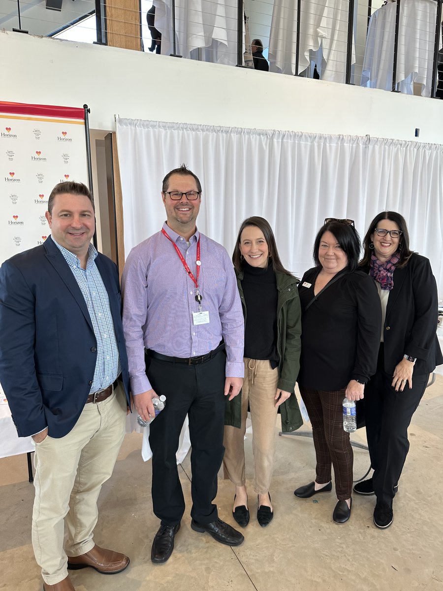 HorizonHealth1's tweet photo. 🎉An exciting day on our Horizon Village Campus as we celebrated the Grand Opening of Hilary’s House, a warm and inviting retreat center for patients and their families to support one another through the recovery process.
 
#GrandOpening #HilarysHouse #QualityOfCare #LetItBe https://t.co/zOg52cuA6N