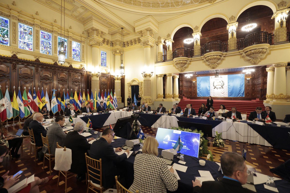 El canciller @MarioBucaroGT lideró la vigésimo octava Conferencia General del Organismo para la Proscripción de las Armas Nucleares en la América Latina y el Caribe #OPANAL, donde discutieron temas de importancia que permitirán continuar con el fortalecimiento del desarme