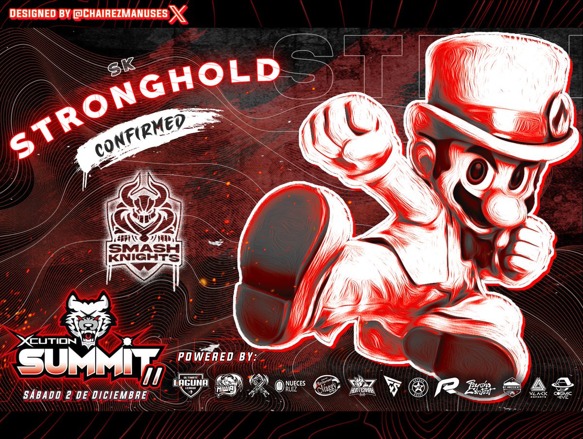 Se nos une otro compañero del norte, desde el estado más grande del país nos deleitará con su presencia en Xcution Summit II el íncreible <a href="/Jona_rv/">Jona (Stronghold)</a> !!

También para informar que nuestros amigos locales <a href="/VlackEsports/">Vlack Esports</a> y nustros amigos regios <a href="/BitMasterMty/">Bit Master Mty</a> se unen como sponsors 👀👀