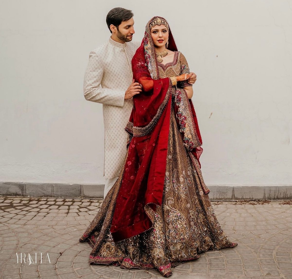 For the bride that loves regal tones and intricate embroidery - @lajwantiofficial lehengas for the win! 💗

⭐️ Find your dream wedding outfit on l8r.it/72Gu ⭐️

#bridalfashion #pakistanifashion #redlehenga #bridal #weddingstyle #bridestyle #khushwedding #lajwanti