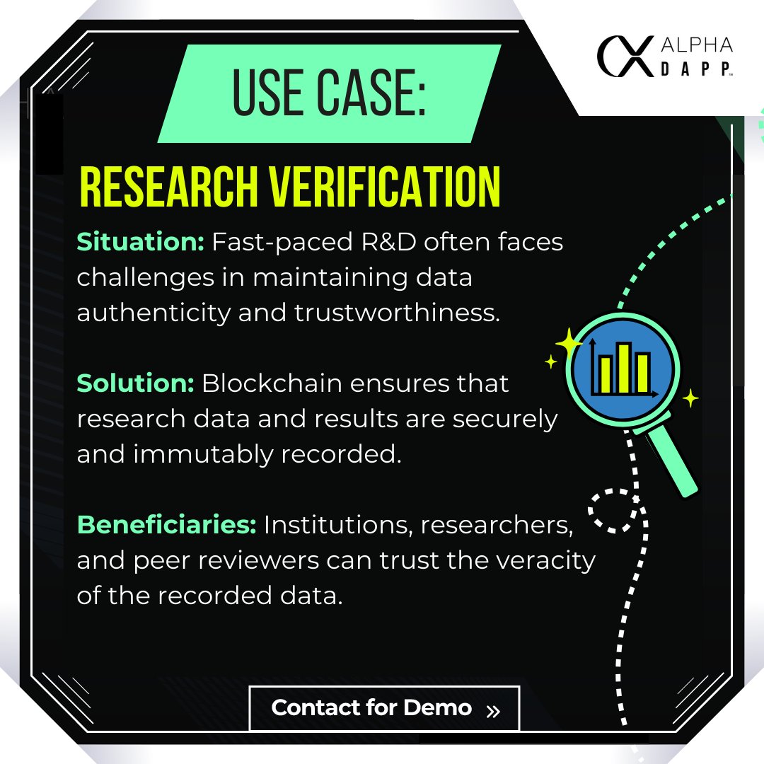 Facing the pace of R&amp;D without sacrificing data trust? Blockchain is the answer. It locks in the authenticity of research, giving confidence to institutions, researchers, and reviewers alike. 🛡️🔗 #Blockchain #ResearchIntegrity #DataTrust"