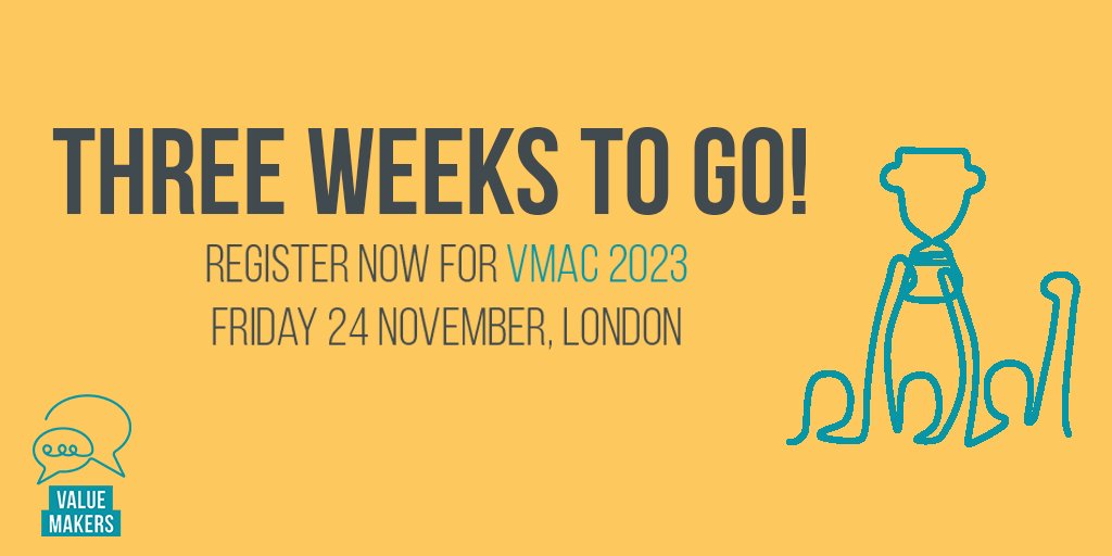 3 weeks to go! Come &amp; visit our special network exhibition stands this year at our biggest Value Maker conference to date. If you haven't booked your place, you still have time! bit.ly/46lgr0n

#VMAC2023