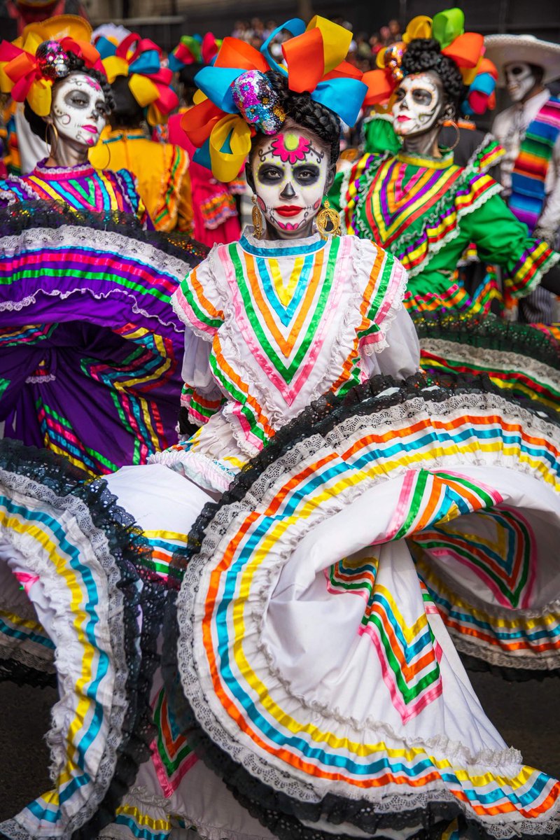 Día de Muertos(the Day of the Dead) is one of the most fascinating celebrations around the world. It might remind you of Halloween, but it’s in fact a totally different tradition. I took this photo a few years ago in Mexico City.