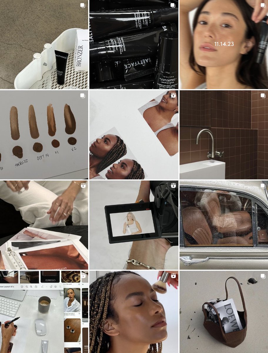 "What gets you excited?"

Me: "Changing the look and feel of an Instagram feed for a new product launch..."