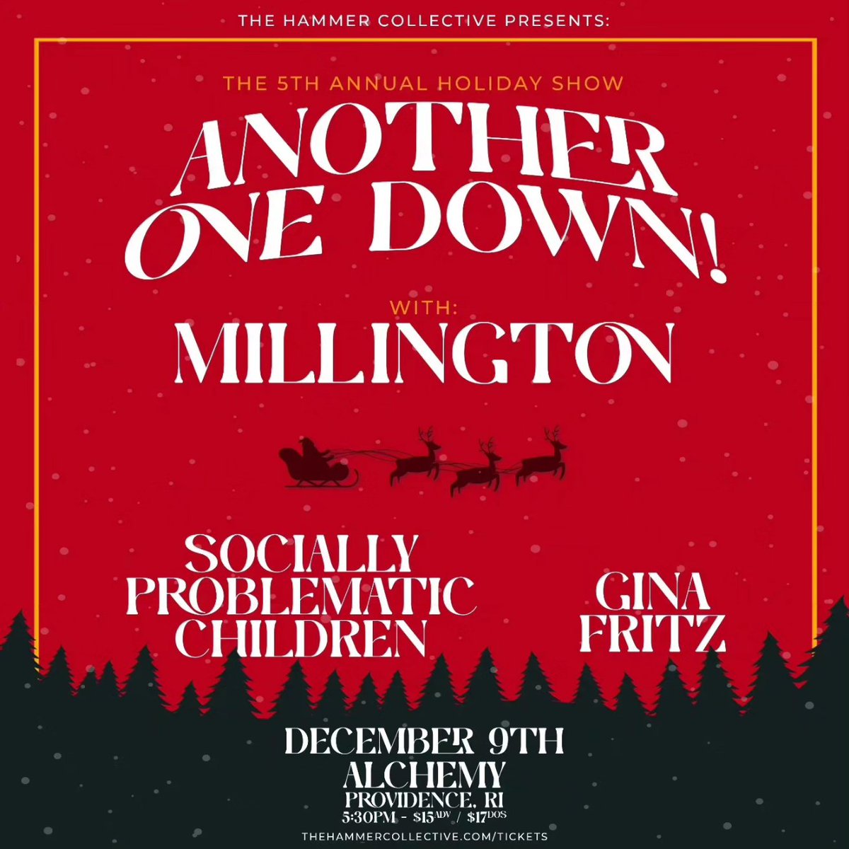 It's November now, so it's basically Christmas 🤷‍♂️🎄 

Albany &amp; Providence this December 🎅