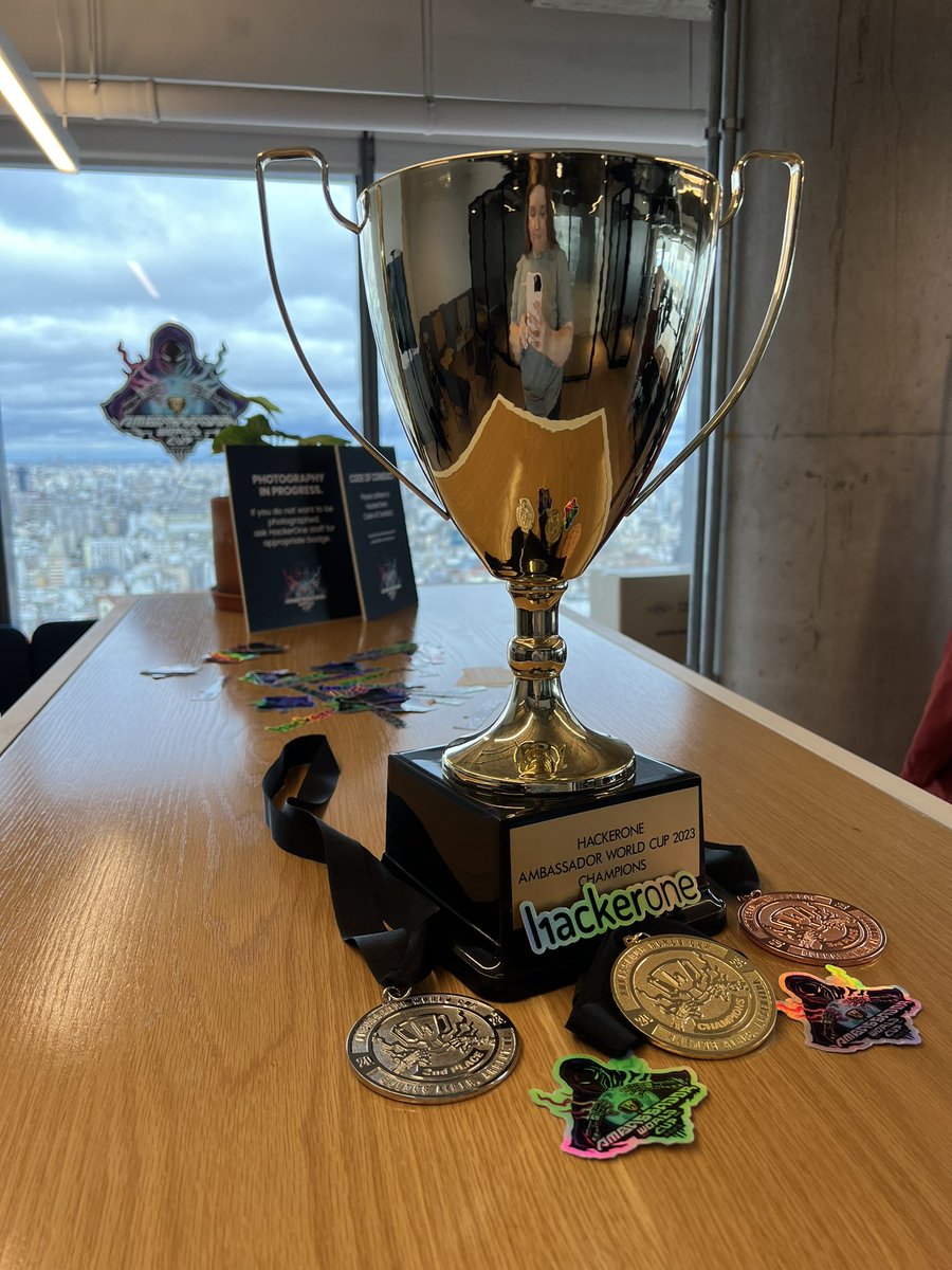 Hacker0x01's tweet photo. The last hours of the 2023 #AmbassadorWorldCup are here! These teams are working alongside @Mercadolibre @tiktok_us @ASWatsonGroup and @AdobeSecurity to uncover potential bugs and make the internet safer for everyone. 🙌

Cheer them along below! https://t.co/6zrloVfaRM