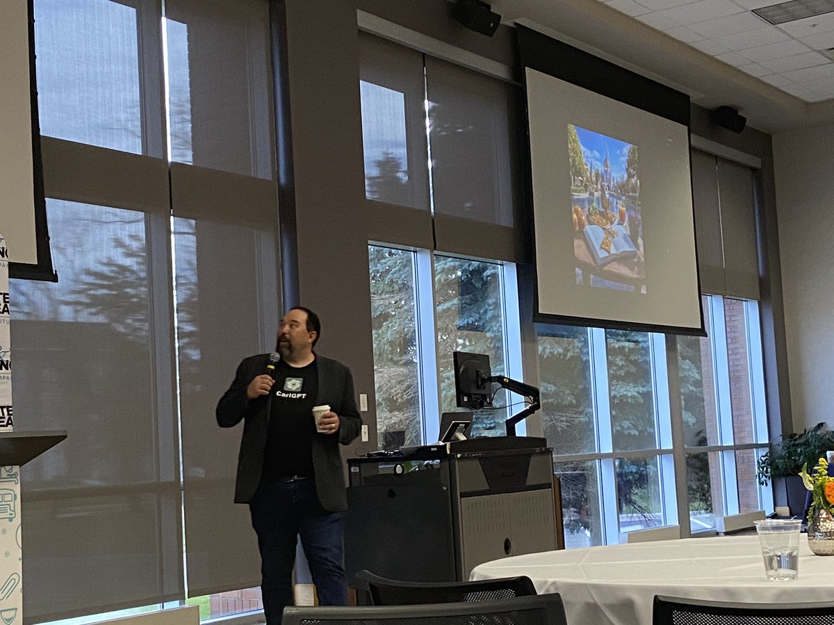 Meredith Allen (@msmeredithallen) on Twitter photo Off to a great start with <a href="/mrhooker/">Carl Hooker</a> at the Midwest Tech & Learning Summit. Nothing like a little AI drawing in the morning 😊#TLTechLive #chicago #scrible #plc Off to a great start with <a href="/mrhooker/">Carl Hooker</a> at the Midwest Tech & Learning Summit. Nothing like a little AI drawing in the morning 😊#TLTechLive #chicago #scrible #plc