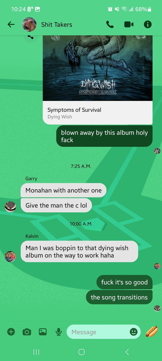 archictures's tweet photo. @veganeggma spreading the gospel, congrats on an amazing album!! you all killed it https://t.co/WxXXAv9gwY