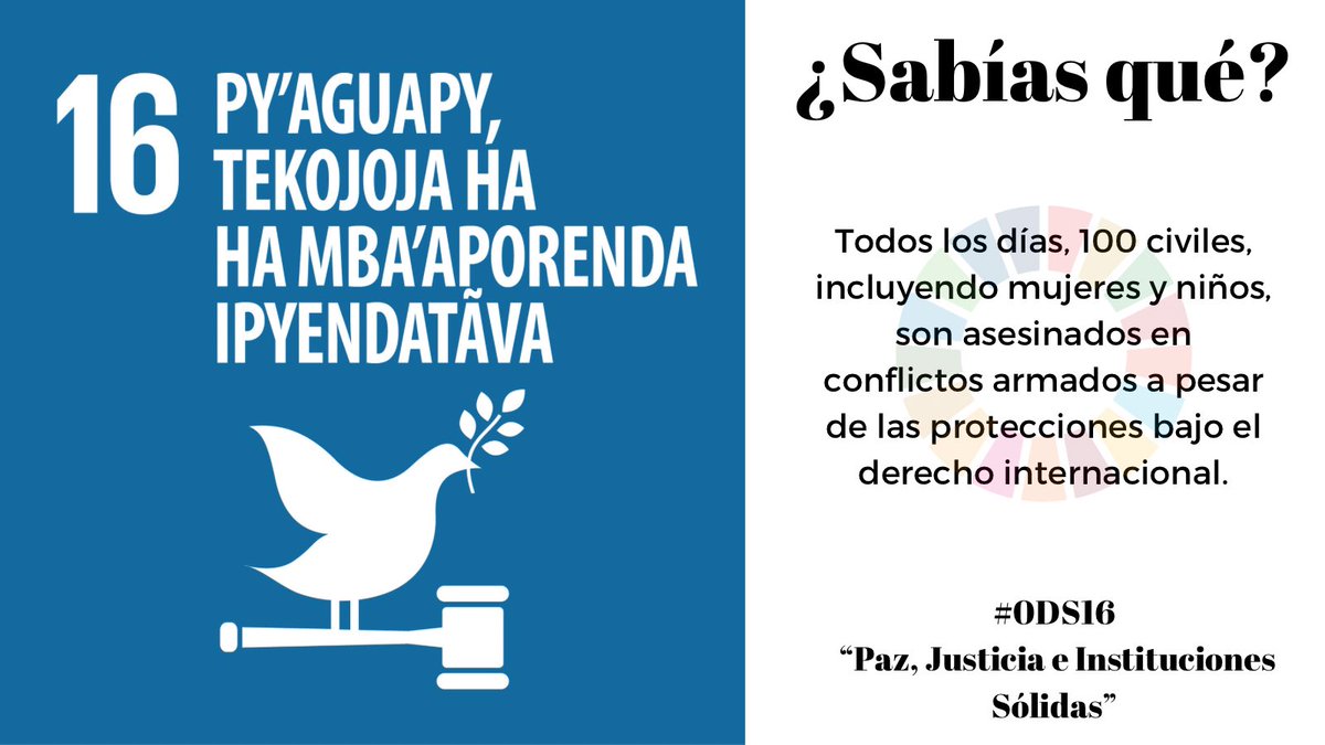 El ODS 16 nos recuerda que juntos podemos construir sociedades justas y pacíficas. 

Cada acción cuenta, ¡Sé parte del cambio! 💪🌍

 #ODS16 #AcciónPorLosODS