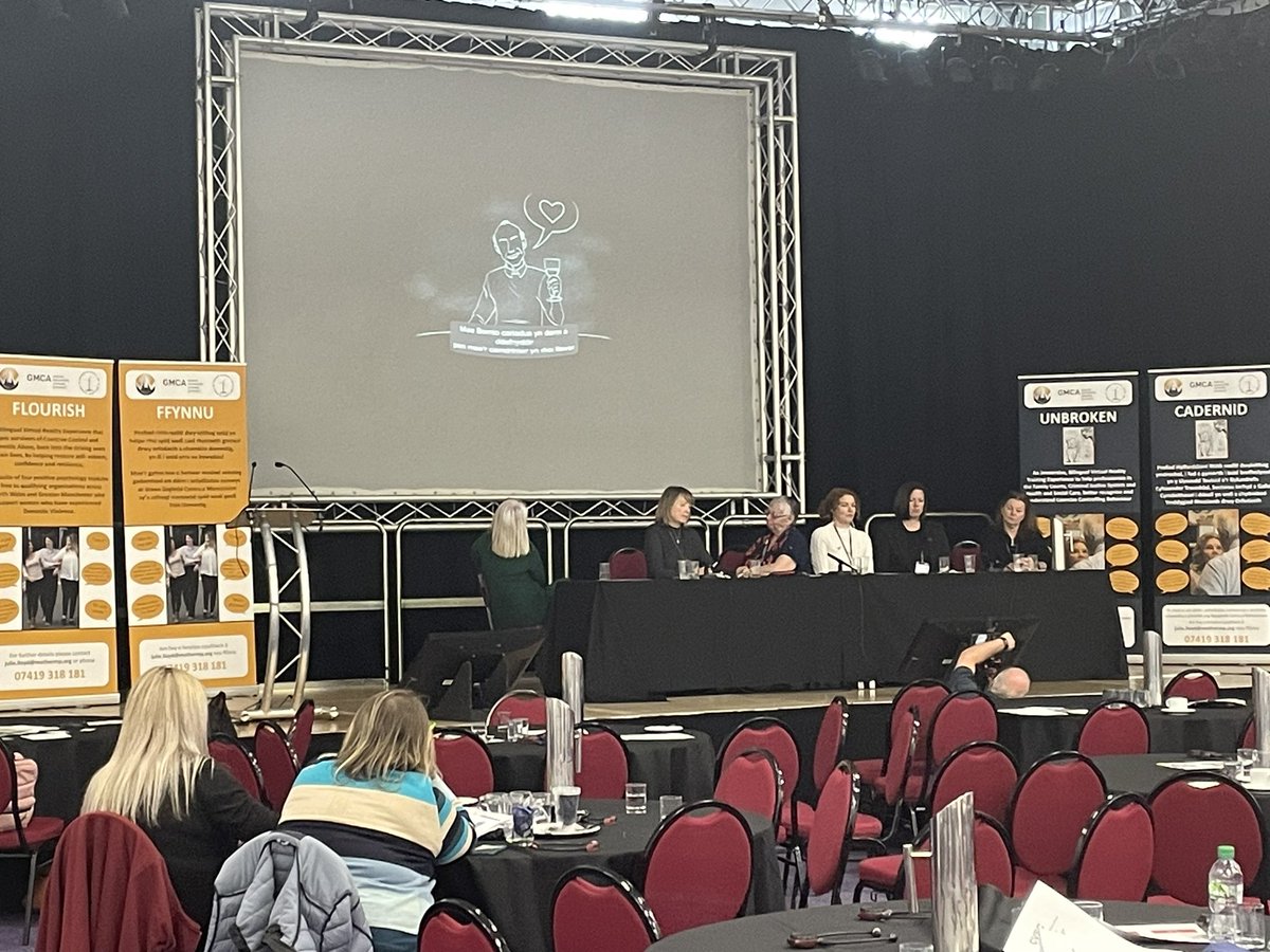 NWOffshoreCF's tweet photo. ❗️Lansiad prosiect @mothermp yng nghynhadledd @conwyvol heddiw 

❗️Mother Mountain Productios project launch at the CVSC’s conference today 

@RWE_UK #prosiectaariannwyd #fundedproject https://t.co/1buLgpTxXw