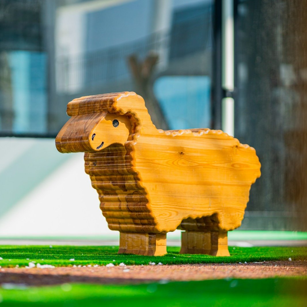 Wooden animal sculpture

#pandaplaytime
#urbandesign
#kidsplayground
#playstructure
#exportturkey
#playgrounds
#hdpe
#ropeplayground