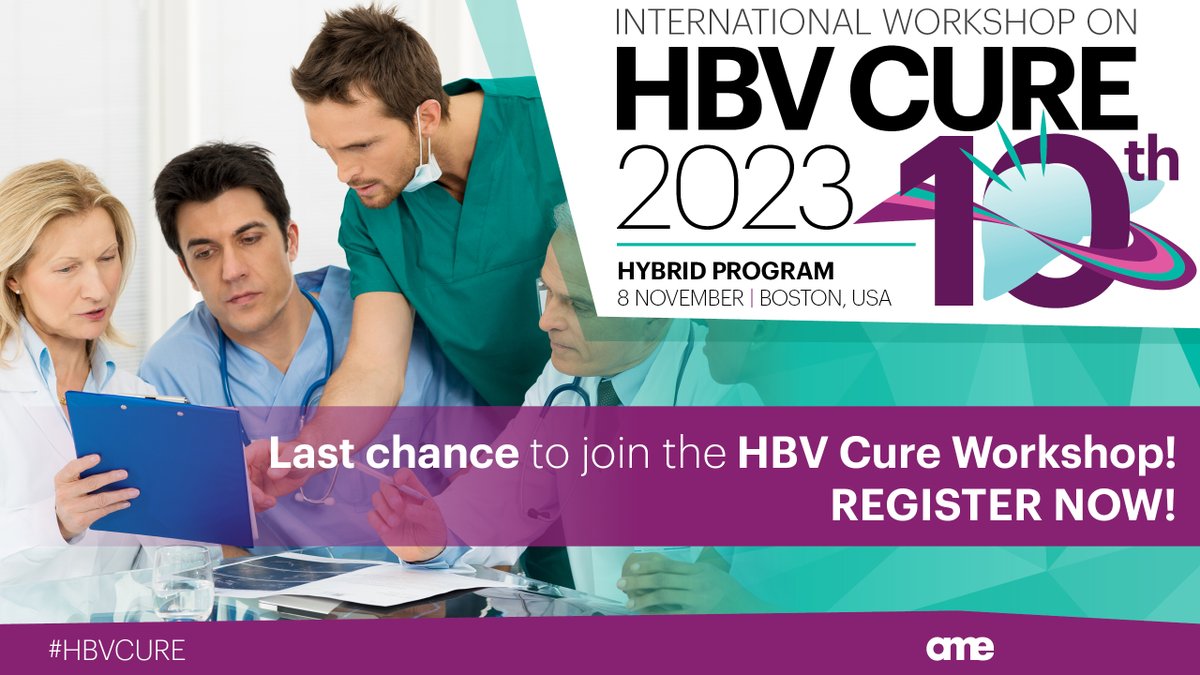 Academic_MedEdu's tweet photo. Last Call!
#HBVCURE is coming to #Boston next week – will you be joining us?
Cutting-edge content, lively discussions, networking with top experts – this workshop has it all.
Register today to secure one of the last spots available
https://t.co/m4QJwuz5in
#HBV #ViralHepatitis https://t.co/LCL6Ba7Uon