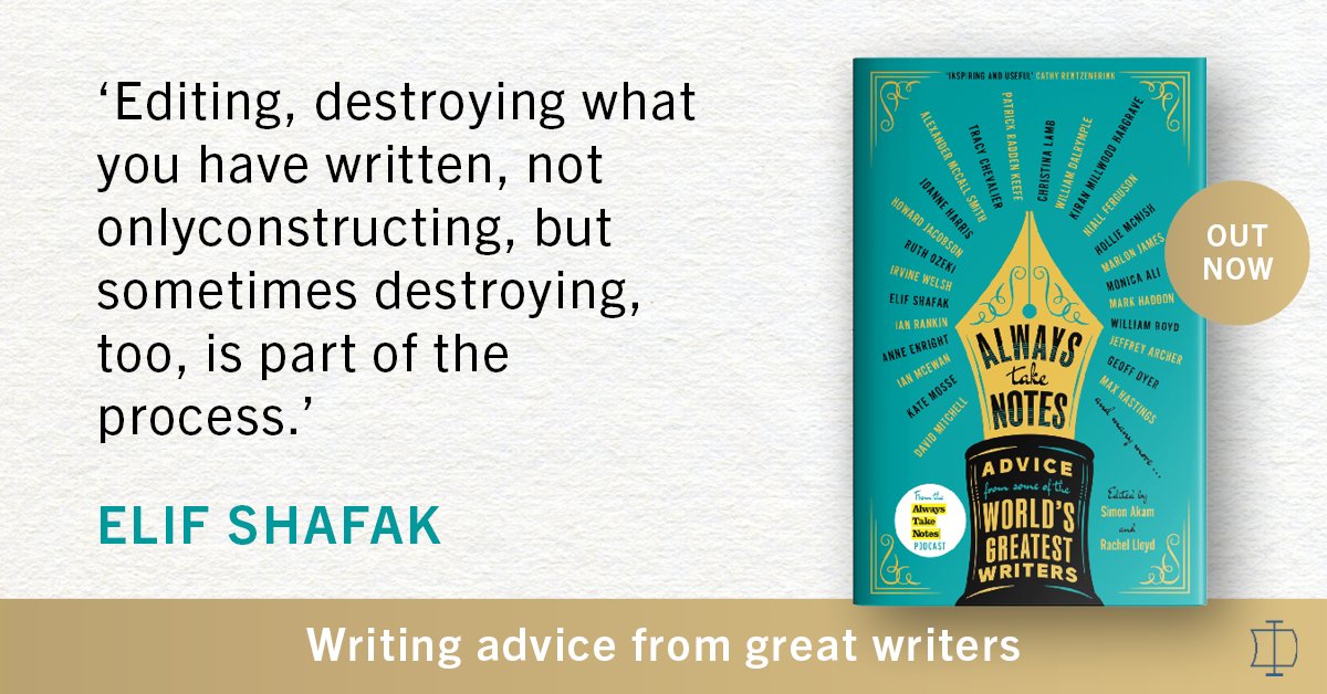 IthakaPress's tweet photo. Perfect for #NaNoWriMo inspiration, #AlwaysTakeNotes is your ticket to tackling the blank page.
Get writing advice from 96 great writers: https://t.co/Qn1LGMMpZ1 https://t.co/l7fDgtLYsF