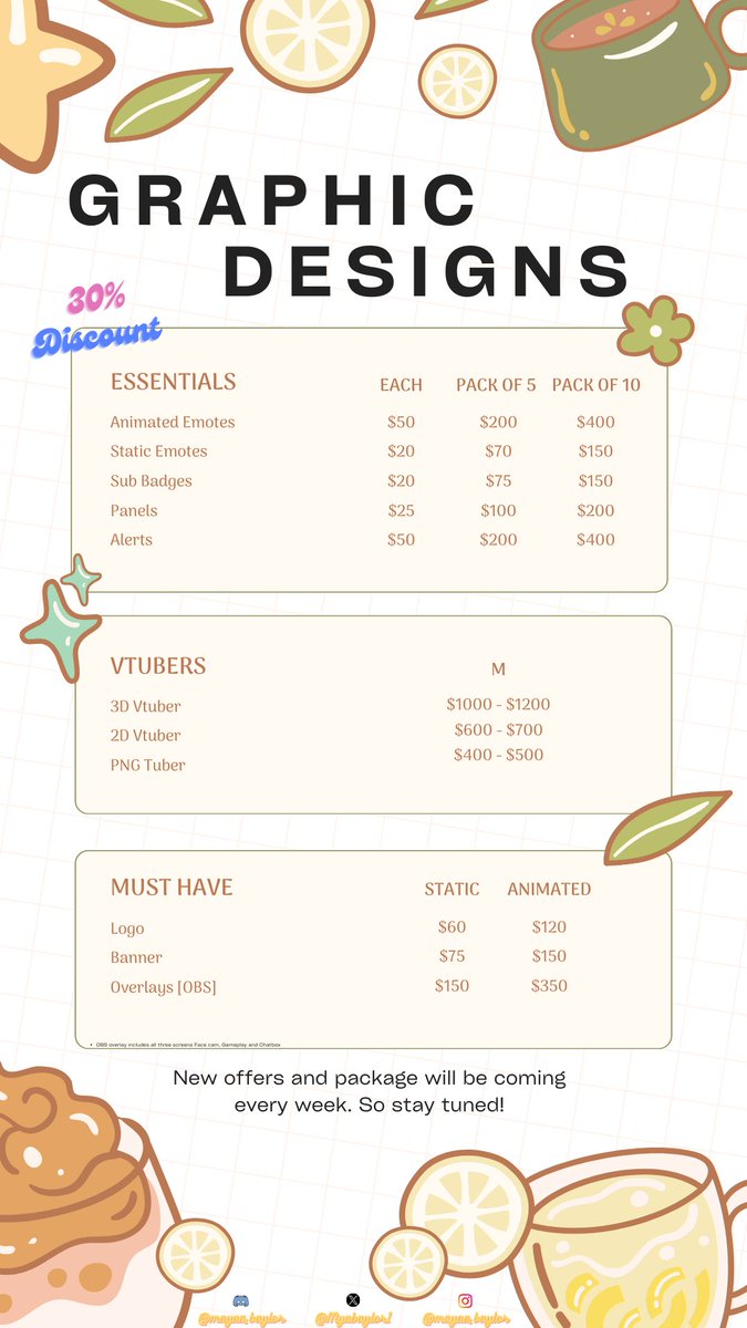 Myabaylor1's tweet photo. Claim these discounts before its too late!✨

#Twitch #TwitchTV #twitchstreamer #twitchgirls #twitchcreative #twitchaffiliate #TwitchCon #twitchstream #twitchkittens #twitchgaming #discounts #DiscountSale #DiscountSalesUAE #discountshopping #graphicsdesign #GraphicsDesigner #Sale https://t.co/izrG1eVxF8