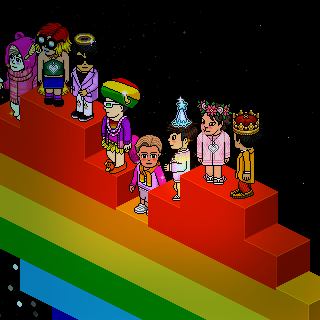 TasteSam's tweet photo. #Habbo TBT to @HIA__Habbo Pride <3 @habbo https://t.co/q2KHDln6mf