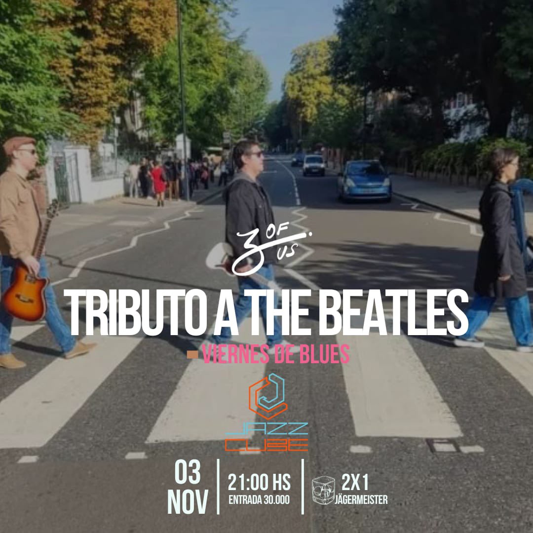 ComuBeatlePy's tweet photo. Esta noche 3 of Us se presenta en Jazz Cube con lo mejor de los Beatles! No falten!
๐ถ๐๏ธ๐๏ธ๐๏ธ๐ถ
#3ofuspy #jazzcube #thebeatles #acoustictrio https://t.co/7DuxNrwTav
