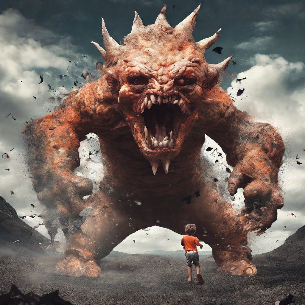 ixiaowenz's tweet image. 每个小朋友都有跟怪兽战斗的梦想吧。

#StableDiffusionXL