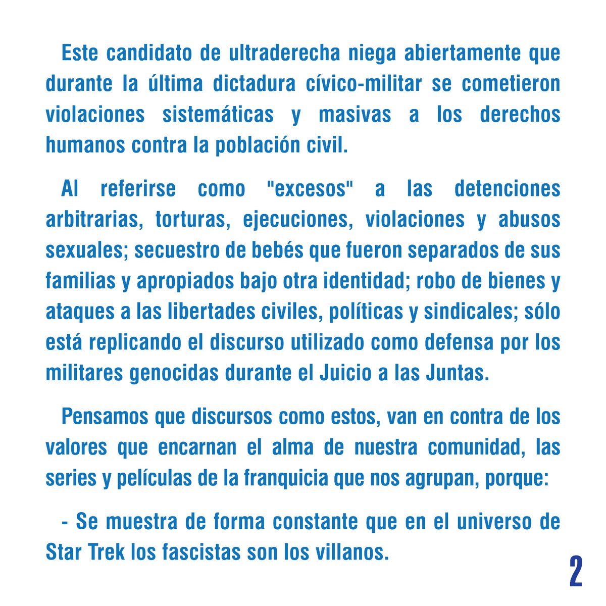 RemerasRojas's tweet image. #TrekkiesContraMilei