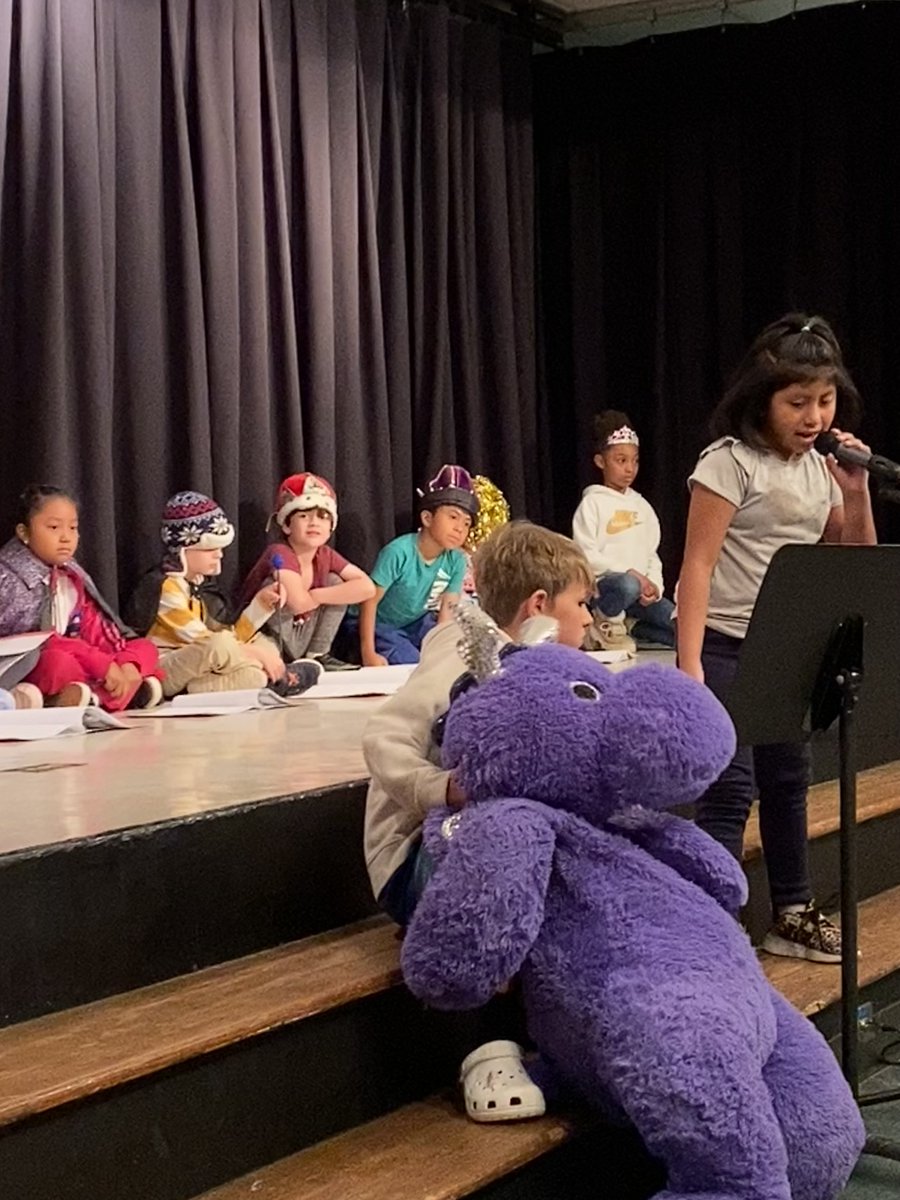 This week Mrs. Bowers', Robertson's and Hendrix's 2nd graders performed "The Friendly Dragon", a Reader's Theatre piece that they have been rehearsing during drama class the last few weeks. The other 2nd grade classes will perform next week!