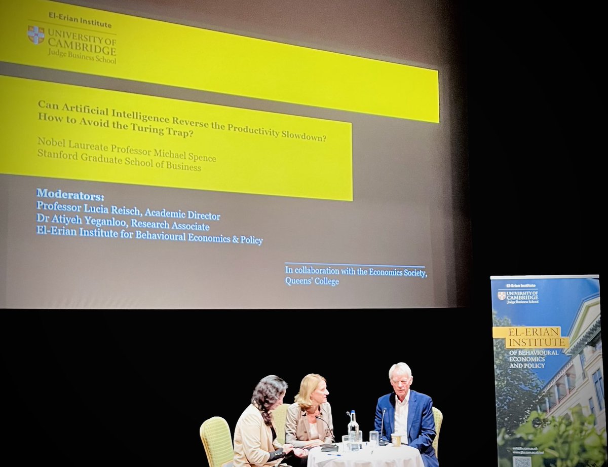 Matthew Grimes (@mggrim) on Twitter photo Can AI reverse the productivity slowdown? One of the many important AI questions which we are grappling with here at ā¦<a href="/CambridgeJBS/">Cambridge Judge</a>ā©. Great to have Michael Spence in from ā¦ā¦<a href="/Stanford/">Stanford University</a>ā© to discuss Can AI reverse the productivity slowdown? One of the many important AI questions which we are grappling with here at ā¦<a href="/CambridgeJBS/">Cambridge Judge</a>ā©. Great to have Michael Spence in from ā¦ā¦<a href="/Stanford/">Stanford University</a>ā© to discuss
