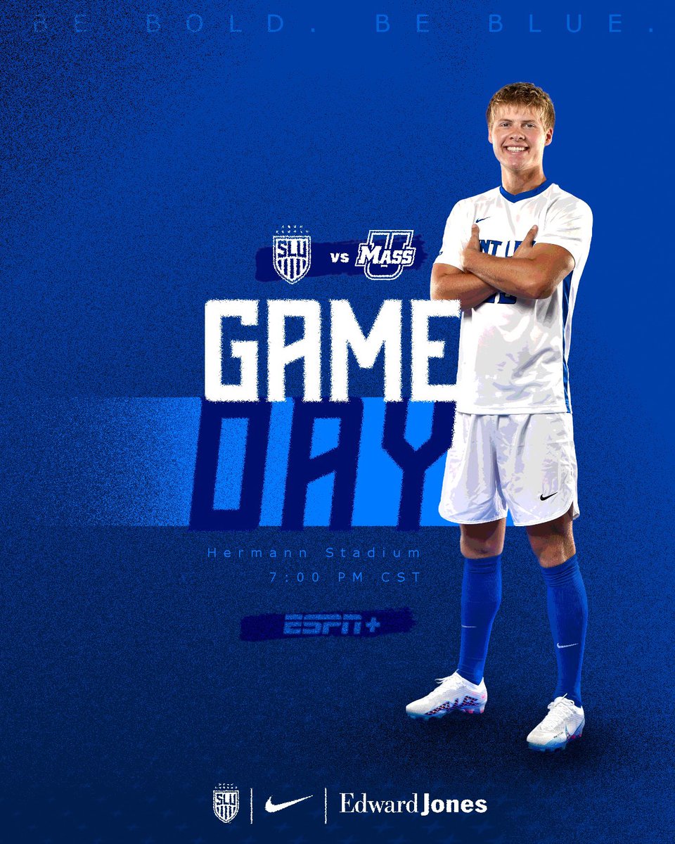 A10 Quarterfinal GAMEDAY. Join us at Hermann Stadium or watch it live on ESPN+.

🆚 <a href="/UMassMSoccer/">UMass Men's Soccer</a> 
🕑 7:00 PM CST
📍 Hermann Stadium
🖥️ tinyurl.com/snhckm8v 
📊 tinyurl.com/4c9xz674 

#BeBold #BeBlue 🔵