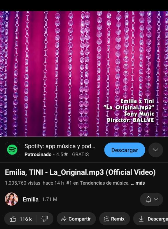 Emilia x TINI - La_Original.mp3 (Video Letras) 