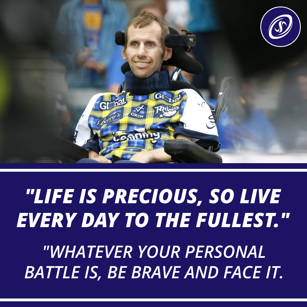 Rob Burrow gave an emotional speech after his documentary 'Rob Burrow: Living with MND' won at last night's Broadcast Sports Awards, offering up a message that everyone can get behind ❤