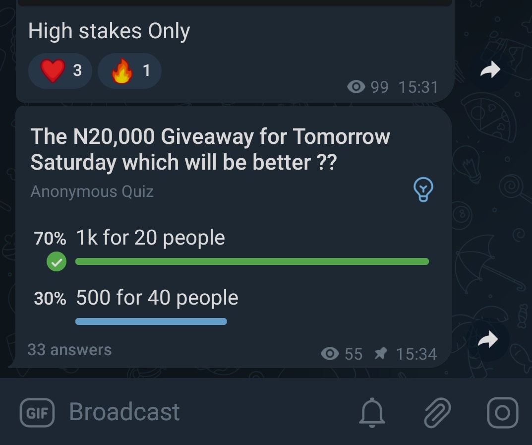 larrythepunter's tweet image. Giveaway Voting in our Telegram channel. N20,000 . Go and choose the best way to share the funds. 

Retweet 
 Join Telegram. Don&apos;t miss it. Weekends we always credit our users 

t.me/+AOHcOk9gRNsxY…