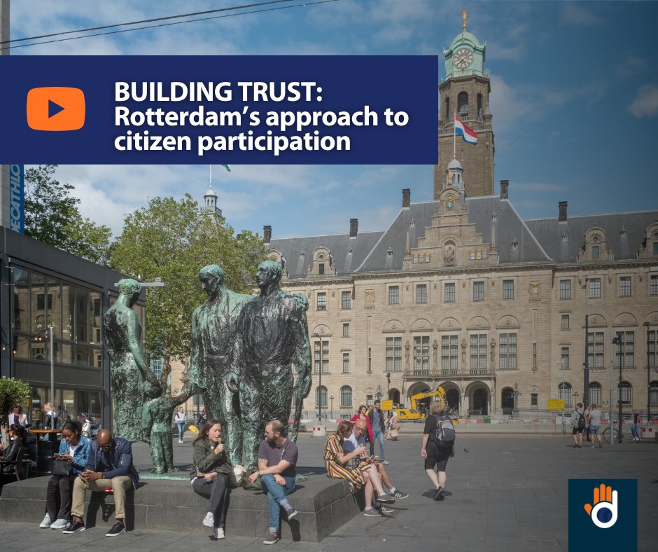 📽️@DemotecEu presents: Building trust: Rotterdam’s approach to citizen participation. 🇳🇱 The city of Rotterdam is teeming with initiatives aimed at ensuring citizens have a say in decisions that affect their life. 🎤@SilviEllena Find out more: euractiv.com/.../building-t…