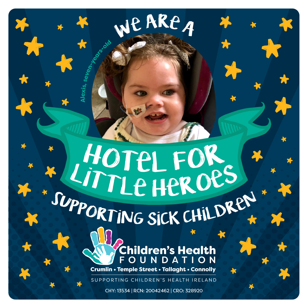 Delighted to support Hotels for Little Heroes today. Thank you for your support.