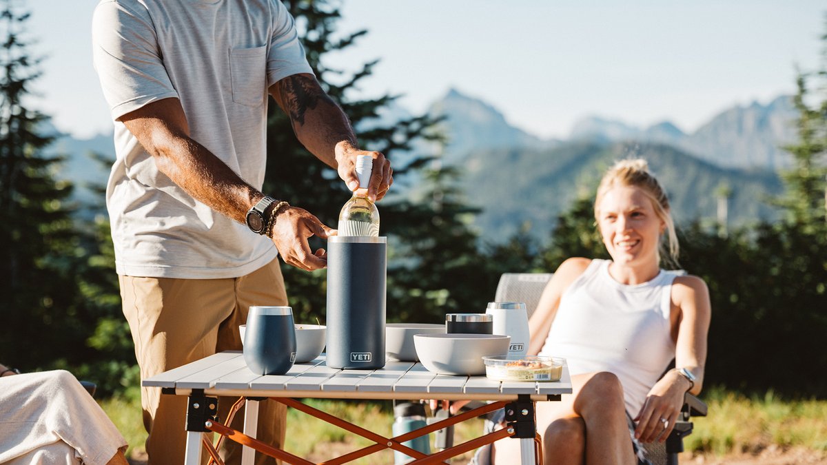 HeathRilesBBQ's tweet photo. Time to add to the @YETICoolers Rambler Wine Chiller to my barware collection at home.

I know my wife will love this one!

#yetiambassador https://t.co/yzBFf646QO